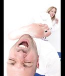 Barefoot Karate Facekicks