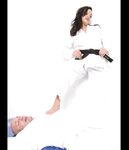 Barefoot Karate Facekicks