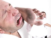 Barefoot Karate Facekicks