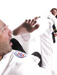 Barefoot Karate Facekicks