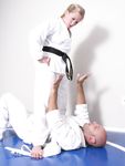 Barefoot Karate Facekicks