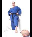 Barefoot Jujitsu Woman Domination