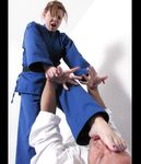 Barefoot Jujitsu Woman Domination