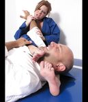 Barefoot Jujitsu Woman Domination
