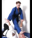 Barefoot Jujitsu Woman Domination