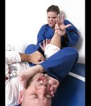 Barefoot Jujitsu Woman Domination