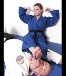 Barefoot Jujitsu Woman Domination