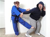 Barefoot Jujitsu Woman Domination
