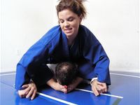 Barefoot Jujitsu Woman Domination