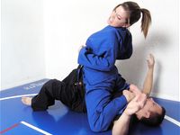 Barefoot Jujitsu Woman Domination