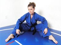 Barefoot Jujitsu Woman Domination