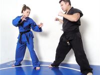 Barefoot Jujitsu Woman Domination