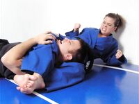 Barefoot Jujitsu Woman Domination