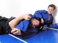 Barefoot Jujitsu Woman Domination