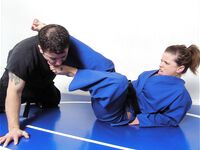 Barefoot Jujitsu Woman Domination