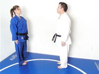 Barefoot Jujitsu Woman Domination