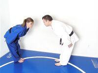 Barefoot Jujitsu Woman Domination