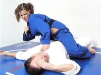 Barefoot Jujitsu Woman Domination
