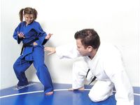 Barefoot Jujitsu Woman Domination