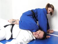 Barefoot Jujitsu Woman Domination