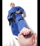 Barefoot Jujitsu Woman Domination