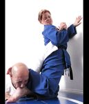 Barefoot Jujitsu Woman Domination