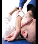 Barefoot Jujitsu Woman Domination