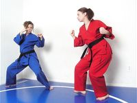 Barefoot Jujitsu Woman Domination
