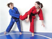 Barefoot Jujitsu Woman Domination
