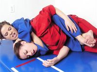 Barefoot Jujitsu Woman Domination