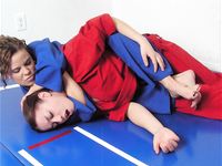 Barefoot Jujitsu Woman Domination