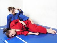 Barefoot Jujitsu Woman Domination