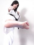 Lethal Barefoot Black belt Karate master