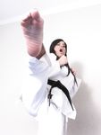 Lethal Barefoot Black belt Karate master