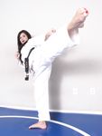 Lethal Barefoot Black belt Karate master