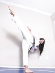 Lethal Barefoot Black belt Karate master