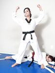 Lethal Barefoot Black belt Karate master