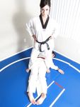 Lethal Barefoot Black belt Karate master