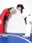 Lethal Barefoot Black belt Karate master