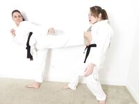 Lethal Barefoot Black belt Karate master