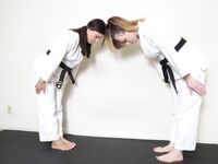 Lethal Barefoot Black belt Karate master