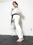 Lethal Barefoot Black belt Karate master