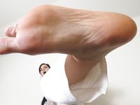 Lethal Barefoot Black belt Karate master