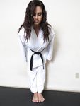 Lethal Barefoot Black belt Karate master