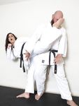 Lethal Barefoot Black belt Karate master