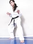 Lethal Barefoot Black belt Karate master