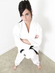 Lethal Barefoot Black belt Karate master