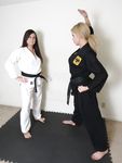 Lethal Barefoot Black belt Karate master