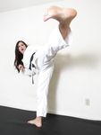 Lethal Barefoot Black belt Karate master