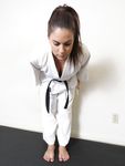 Lethal Barefoot Black belt Karate master